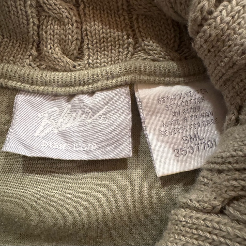 Blair Size Small Olive Green Women's Sweater button up‎ - Picture 6 of 6